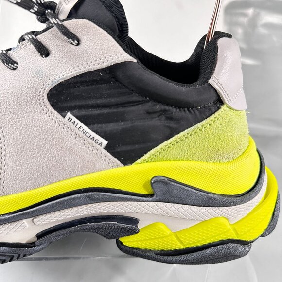 Balenciaga Chunky Sneaker Men V2 Gomma Tess Triple S Nylon Athletic Shoes 10 - Picture 15 of 16